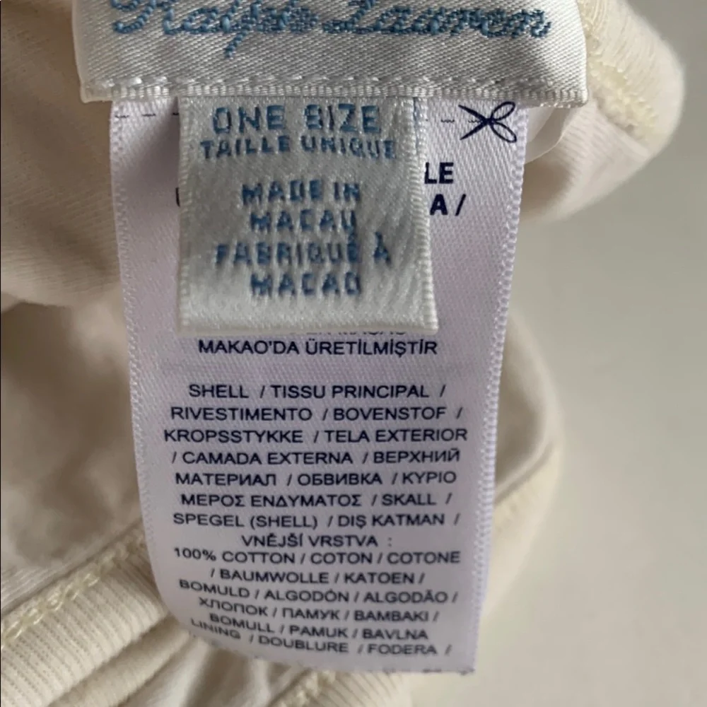 Ralph Lauren Classic Bear Baby Cream Blanket